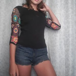 Vintage 90's Silk Joseph A top